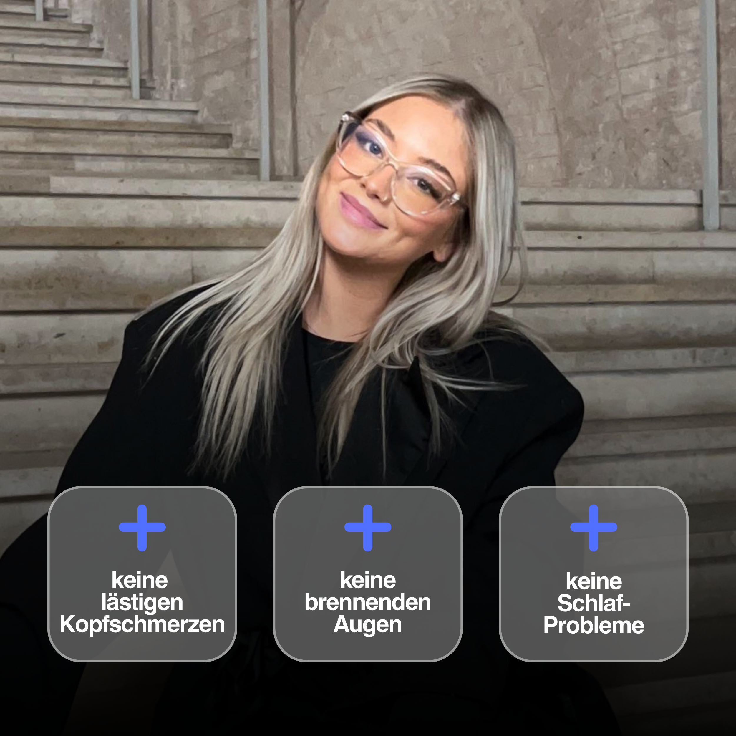 Blaulichtfilterbrille - BLAU II